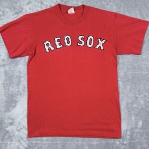 Vintage‎ 90s Boston Red Socks Rawlings T-Shirt MLB Baseball Size Large USA Made